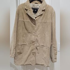 ISZ Women's Suede Tan Jacket Medium